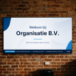 Narrowcasting bedrijf voorbeeld